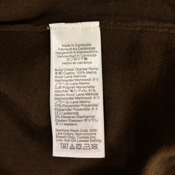 J. Crew Carolyn Fitted Crewneck Sweater in Merino Wool in French Press XL. NWT - Picture 10 of 12